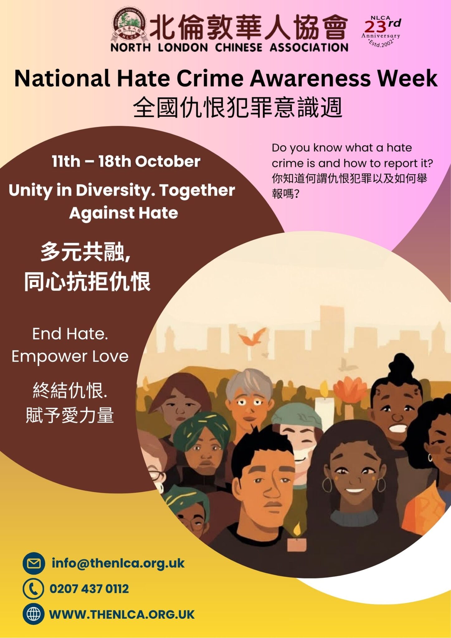 National Hate Crime Awareness Week – North London Chinese Association ...